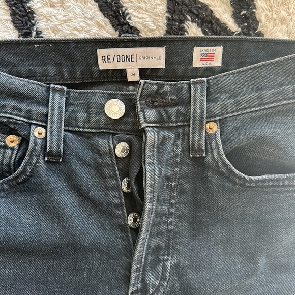 Re/done original straight leg jeans - Picture 2 of 5